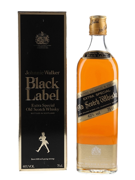 Johnnie Walker Black Label Extra Special 12 Year Old Bottled 1980s 75cl / 40%