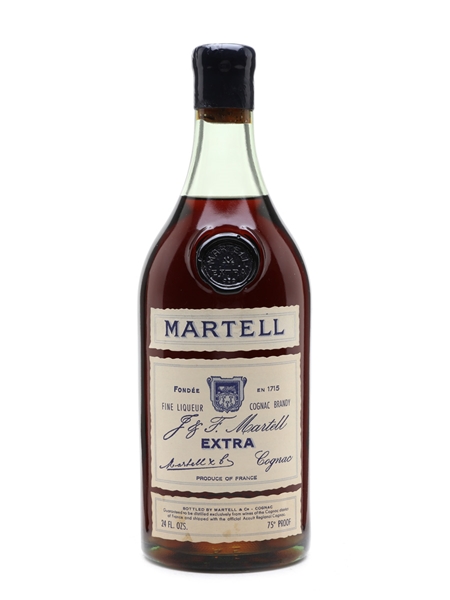 Martell Extra Cognac Bottled 1960s 68cl / 43%