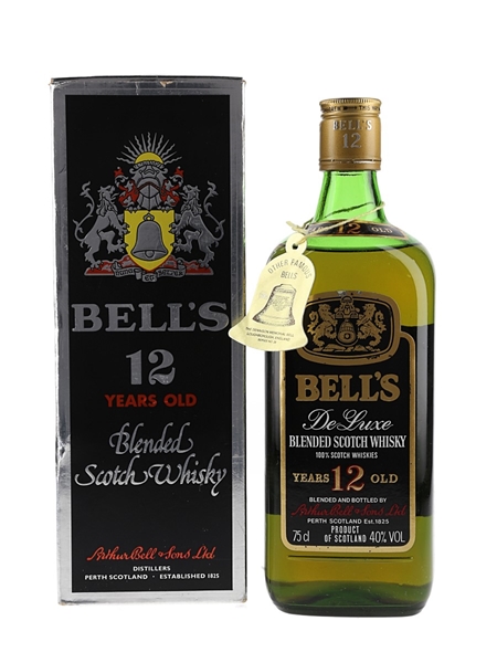 Bell's 12 Year Old De Luxe Bottled 1980s 75cl / 40%