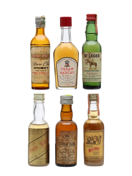 6 x Blended Scotch Whisky Miniature 