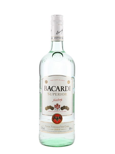 Bacardi Carta Blanca Superior Bottled 2000s - Bahamas 100cl / 37.5%