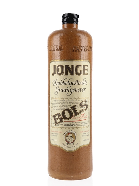 Bols Jonge Dubbelgestookte Graangenever Bottled 1980s 100cl / 35%