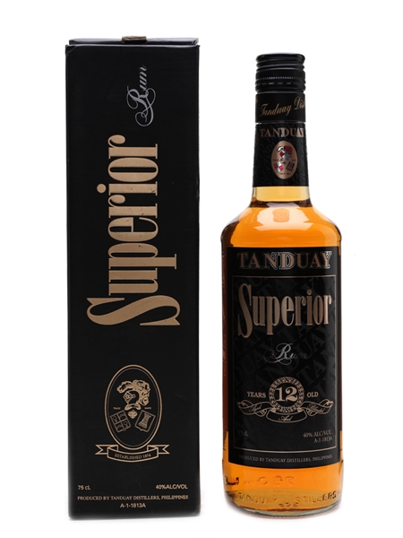 Tanduay Superior 12 Year Old Rum Philippines 75cl / 40%