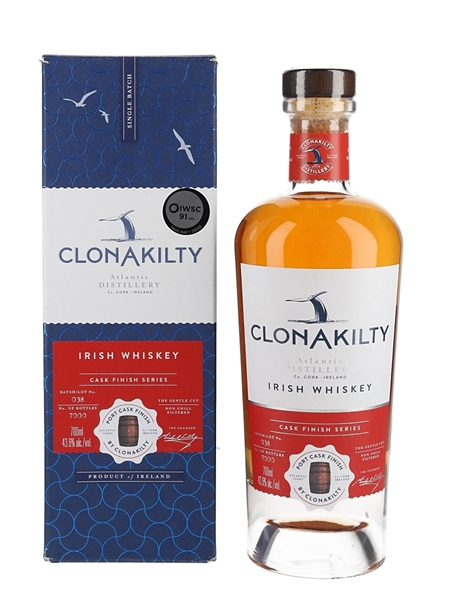 Clonakilty Irish Whiskey Port Cask Finish 70cl / 43.6%
