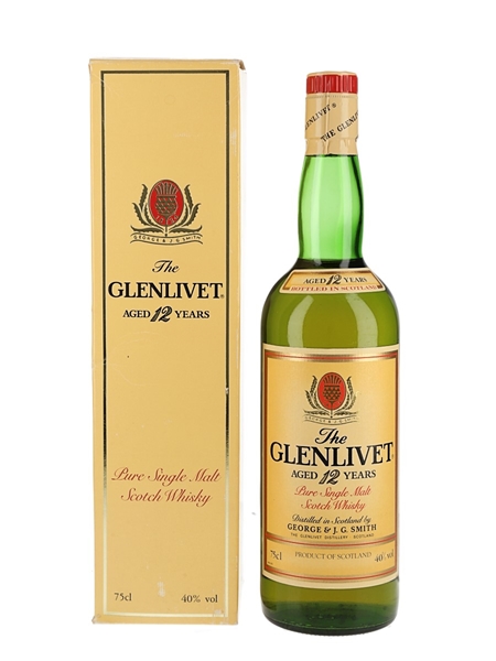 Glenlivet 12 Year Old Bottled 1980s 75cl / 40%