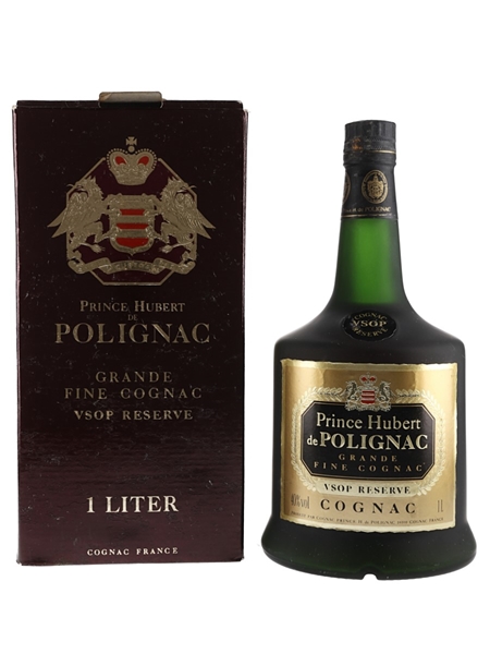 COGNAC PRINCE HUBERT DE POLIGNAC 3 stars Bottled around 1970