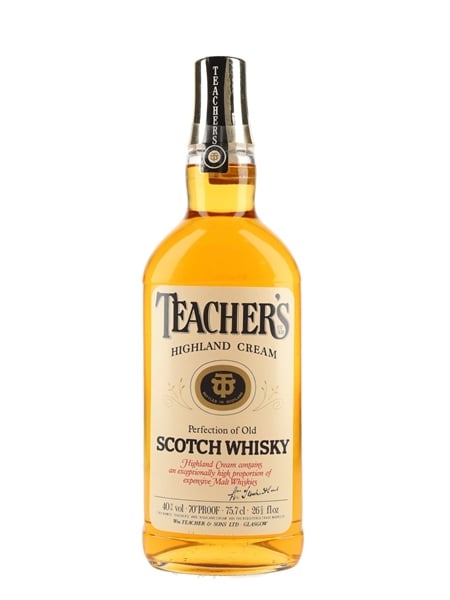 Teacher's Highland Cream Bottled 1970s 75.7cl / 40%