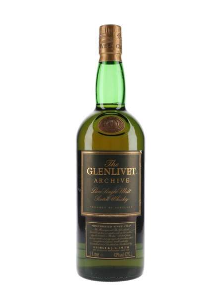 Glenlivet Archive 15 Year Old Bottled 1990s 100cl / 43%