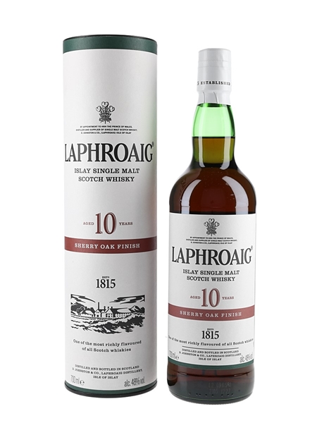 Laphroaig 10 Year Old Sherry Oak Finish  70cl / 48%