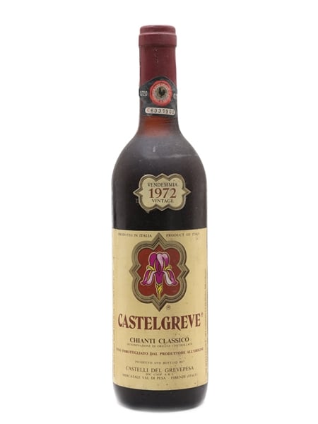 Castelgreve 1972 Chianti Classico Castelli Del Grevepesa 72cl / 12.5%