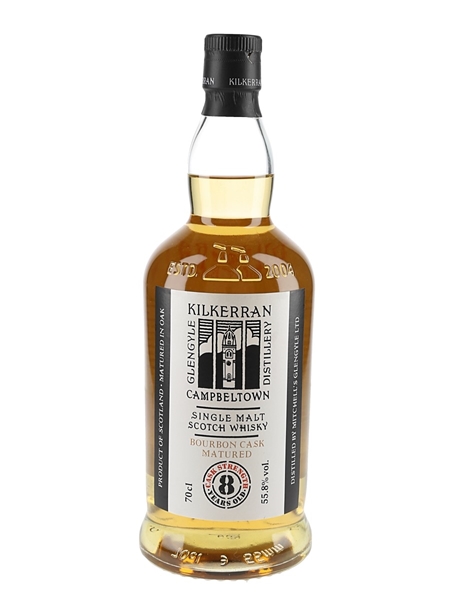 Kilkerran 8 Year Old Cask Strength Bourbon Cask Bottled 2022 70cl / 55.8%