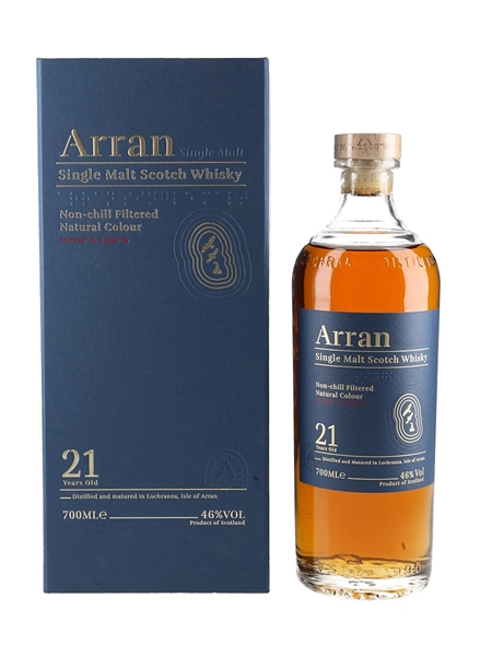 Arran 21 Year Old  70cl / 46%