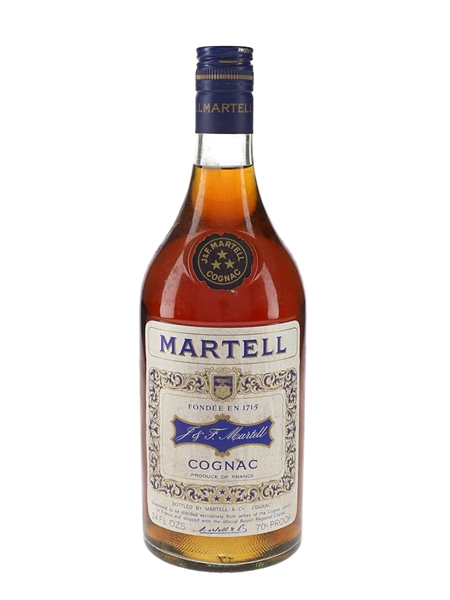 Martell 3 Star Bottled 1970s 68cl / 40%