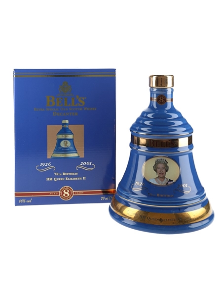 Bell's Ceramic Decanter 75th Birthday Queen Elizabeth II 70cl / 40%