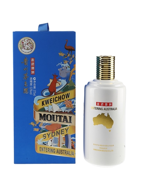 Kweichow Moutai Entering Australia Special Edition 2018 Release - Baijiu 37.5cl / 53%