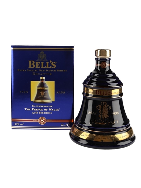 Bell's Ceramic Decanter The Prince Of Wales' 50th Birthday 70cl / 40%