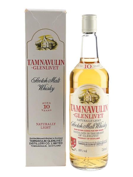 Tamnavulin Glenlivet 10 Year Old Bottled 1980s 75cl / 40%