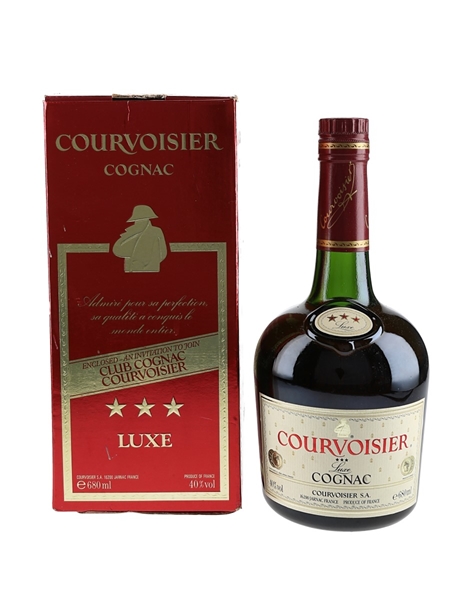 Courvoisier 3 Star Luxe Bottled 1980s-1990s 68cl / 40%