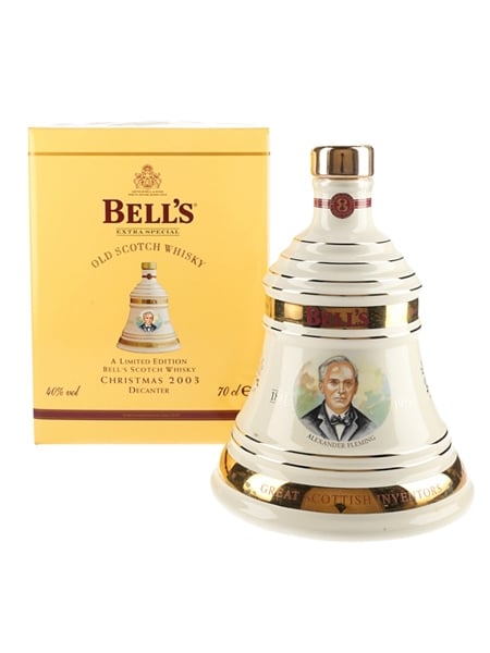 Bell's Christmas 2003 Ceramic Decanter Alexander Fleming 70cl / 40%