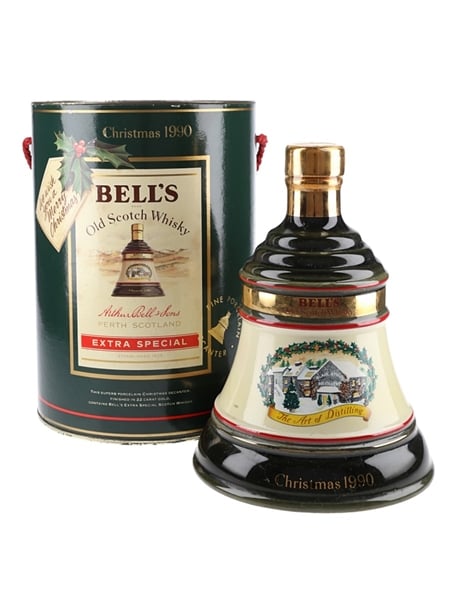 Bell's Christmas 1990 Ceramic Decanter The Art Of Distilling 75cl / 43%