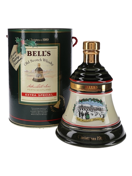 Bell's Christmas 1989 Ceramic Decanter Perth Winter 1895 75cl / 43%