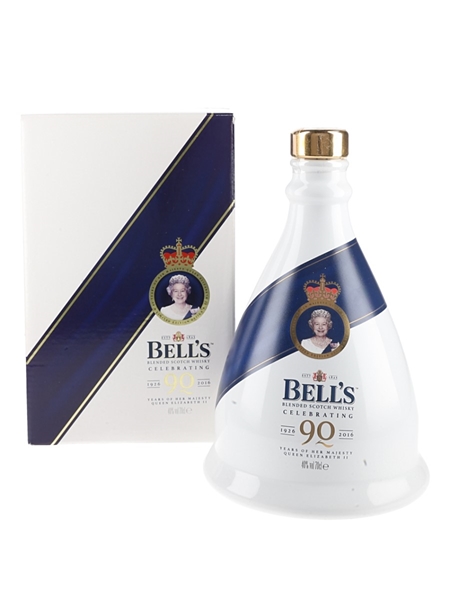 Bell's Royal Birthday Ceramic Decanter 90th Birthday Of Her Majesty Queen Elizabeth II 70cl / 40%