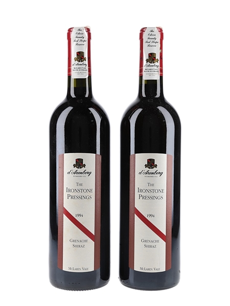 1994 D'Arenberg Ironstone Pressings McLaren Vale 2 x 75cl / 14%