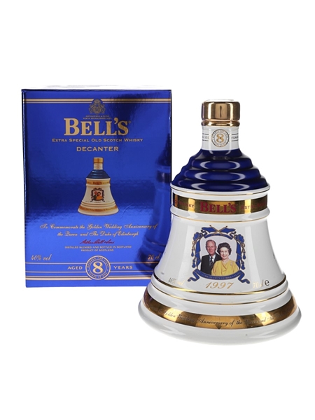 Bell's 8 Year Old Ceramic Decanter Golden Wedding Anniversary 1997 70cl / 40%