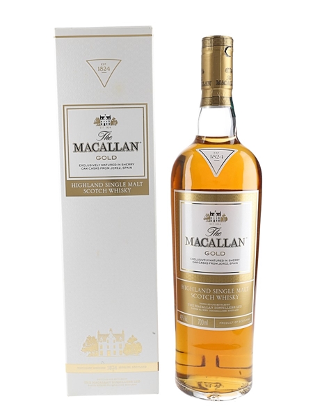 Macallan Gold With Cufflinks The 1824 Series 70cl / 40%