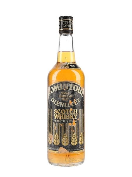 Tomintoul Glenlivet 8 Year Old Bottled 1980s - Whyte & Mackay 75cl / 40%