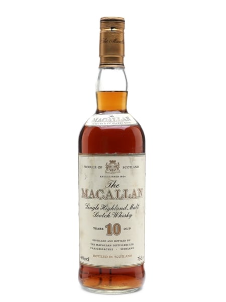 Macallan 10 Year Old Bottled 1980s 75cl / 40%