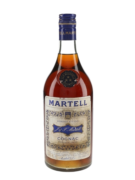 Martell 3 Star Bottled 1970s 68cl / 40%