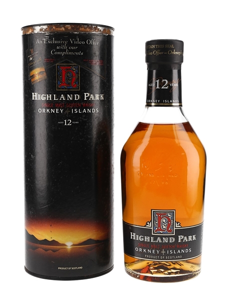 Highland Park 12 Year Old Bottled 1990s 70cl / 40%