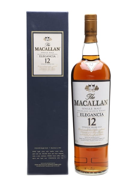 Macallan 1992 12 Year Old Elegancia  100cl / 40%