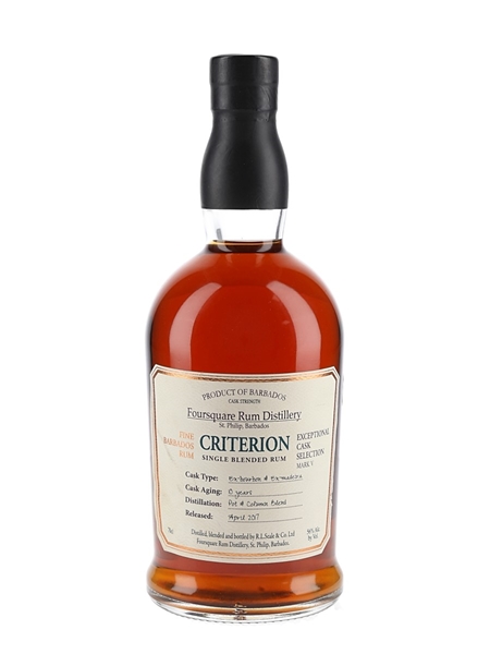 Foursquare Criterion 10 Year Old Bottled 2017 - Exceptional Cask Selection Mark V 70cl / 56%