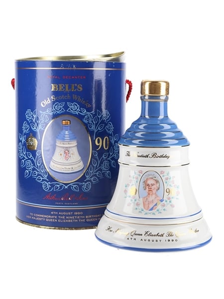 Bell's Ceramic Decanter The Queen Mother's 90th Birthday 75cl / 43%