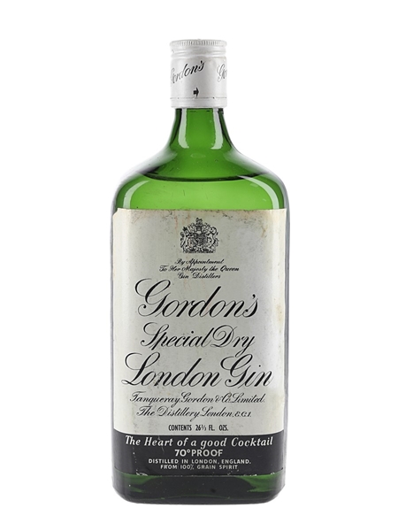 Gordon's Special Dry London Gin Bottled 1960s 75.7cl / 40%