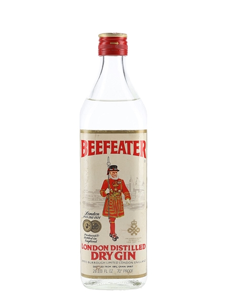 Beefeater London Distilled Dry Gin Bottled 1970s 75.7cl / 40%