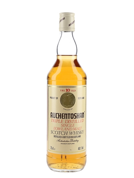 Auchentoshan 10 Year Old Bottled 1980s 75cl / 40%