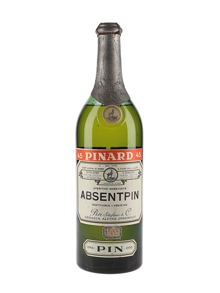 Pinard Absentpin Bottled 1950s 100cl / 45%