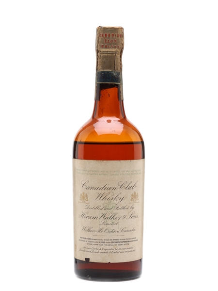 Hiram Walker Canadian Club 1890 Sample Bottle 15cl - 20cl