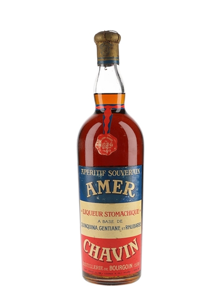 Chavin Amer Aperitif Souverain Bottled 1950s 100cl / 22%