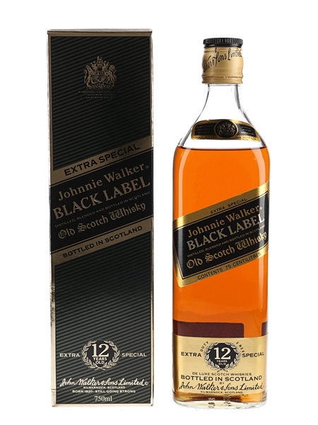 Johnnie Walker Black Label Extra Special 12 Year Old Bottled 1980s 75cl / 40%