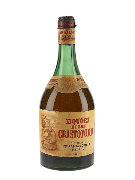 Ramazzotti Cristoforo liqueur Bottled 1950s 75cl / 40%