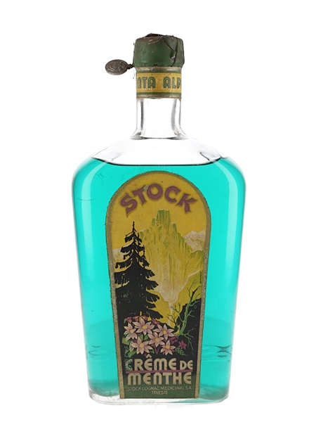 Stock Creme De Menthe Bottled 1940s 100cl