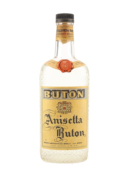 Buton Anisetta Bottled 1950s 75cl / 34%