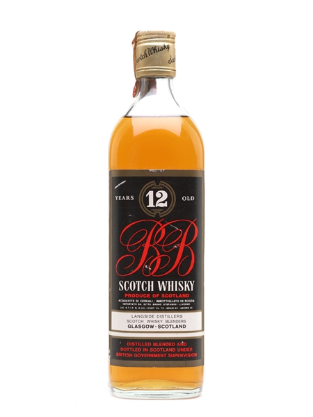 BB 12 Year Old Bottled 1970s Langside Distillers 75cl / 40%