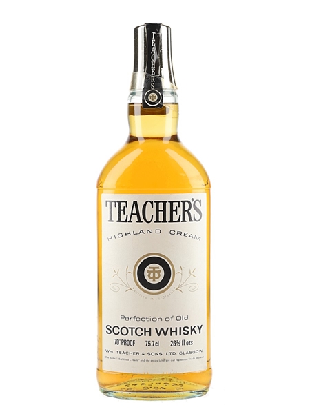 Teacher's Highland Cream Bottled 1970s 75.7cl / 40%