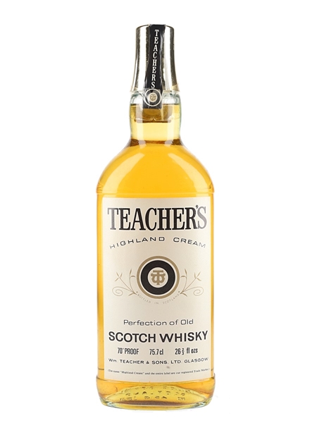 Teacher's Highland Cream Bottled 1970s 75.7cl / 40%