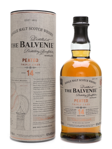 Balvenie 14 Year Old Peated Triple Cask  70cl / 48.3%